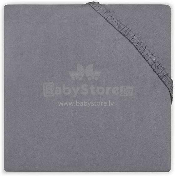 Jollein Cotton Sheet Dark Grey  Art.510-501-00087