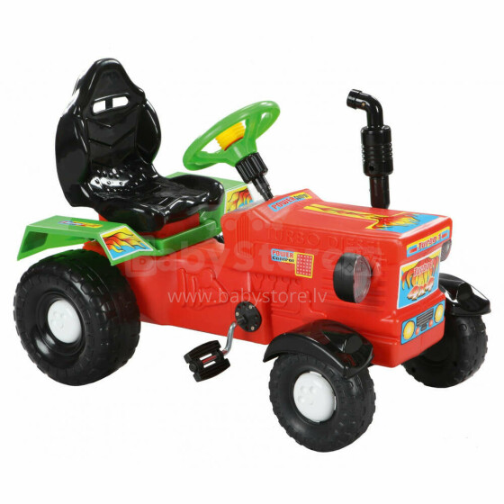 3toys Art.TR5 Inlea4Fun Pedal Farmer Tractor Red Детский велотрактор с педалями
