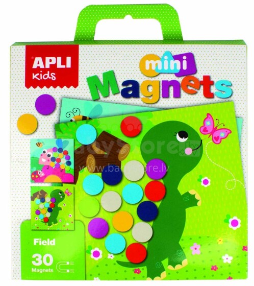 Apli Kids Mini Magnets   Art.16873 Magnēšu komplekts Pļavā