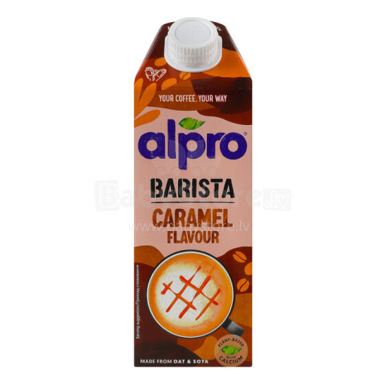 ALPRO Art.142236 auzu-sojas dzēriens ar karameļu garšu BARISTA, 750ml