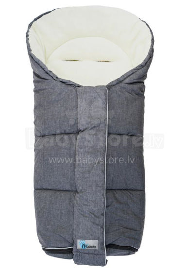 Alta Bebe Sleeping Bag Alpin Stroller Art.AL2277P-80 Dark Grey/White  Bērnu ziemas siltais guļammaiss
