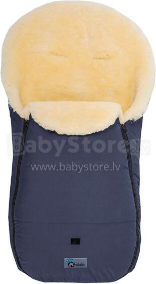 Alta Bebe Lambskin Footmuff Nordkap Art.MT2450LP-62 Navy Blue