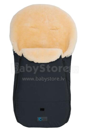 Alta Bebe Lambskin Footmuff Nordkap  Art.MT2450LP-65 Black