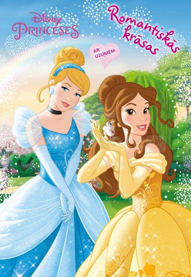 Egmonto 11489 str. Princesės. Romantiškos spalvos. Su lipdukais. „Disney“
