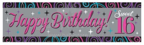 Amscan Sweet16 Art.121466