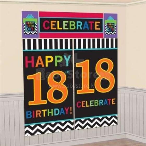 Amscan Happy 18 Birthday Art.997920
