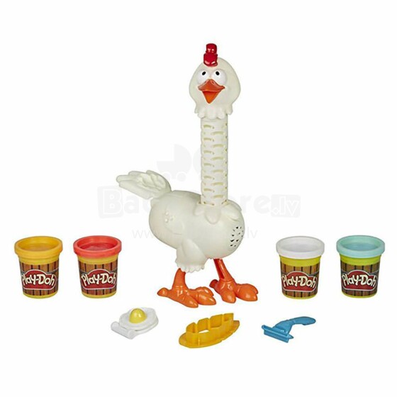 Hasbro PlayDoh  Chicken Art.E6647  Plastilīna komplekts Jautrā vista
