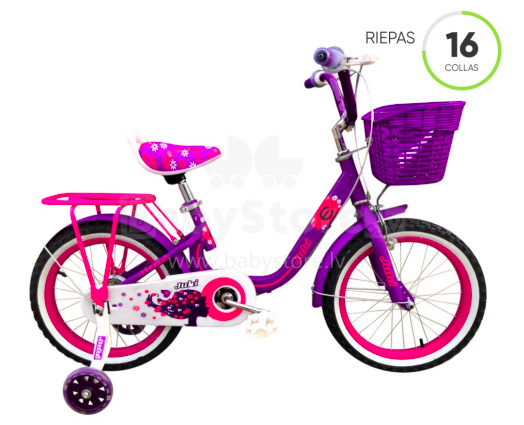 Gust&Juhi Juhi  Art.119904  Laste kahe ratastega jalgratas koos täiendavate pedaalidega
