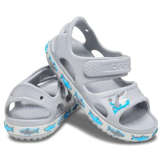 Crocs™ Kids Funlab Shark Art.206365-007 Light Grey