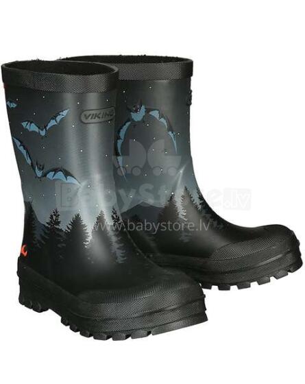 Viking Jolly Bat-Eagle  Art.10630-250  Black/Multi Gumijas zābaki  Black/Multi