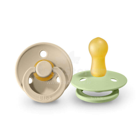 Bibs Colour Art.110276 Sand Pistachio Soothers 0-6 m, 100% natural