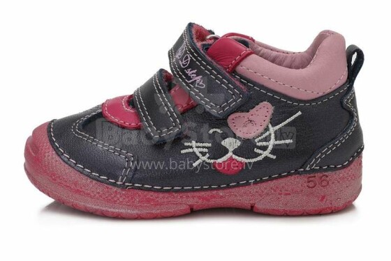 D.D.Step (DDStep) Art.038-266 Pink Экстра удобные и легкие  ботиночки для девочки (20-24)