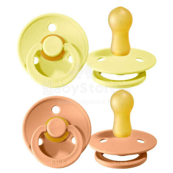 Bibs Colour Art.114023 Sunshine/Peach Sunset  Soothers 0-6 m.