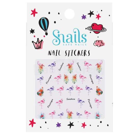 Snails Nail Art Flamingo Art.8084