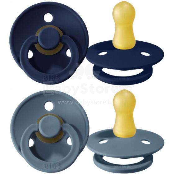 Bibs Colour Art.121131 Deep Space/Petrol Soothers 0-6 m., 100% natural