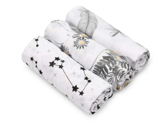 Sensillo Muslin Diaper Art.121238 Grey