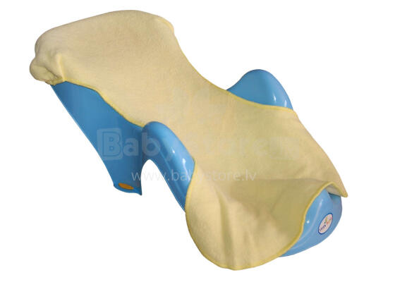 Frotē pārvalks vannas sēdeklim TegaBaby  TG-070 light yellow