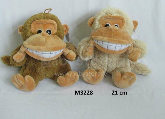Beždžionė su balsu 21 cm M3228 Sandy