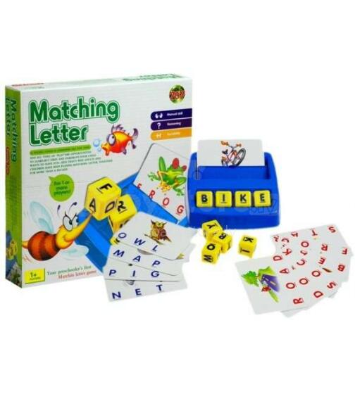 Attīstoša spēle angļu valodā "MATCHING LETTER" (95634)