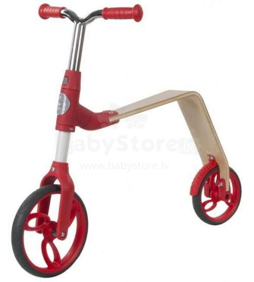 Balansa ritenis-skrejritenis (koka) EVO 360° red SunBabyJ02.006.1.1 - izpārdošana