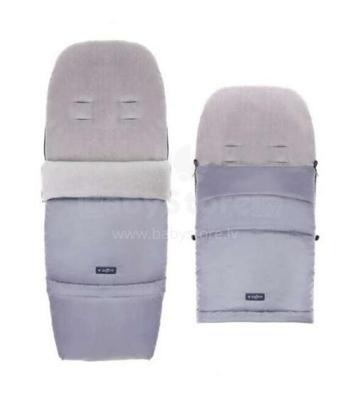 Guļammaiss ratiņiem NERO pastel plush grey S93-002 WOMAR