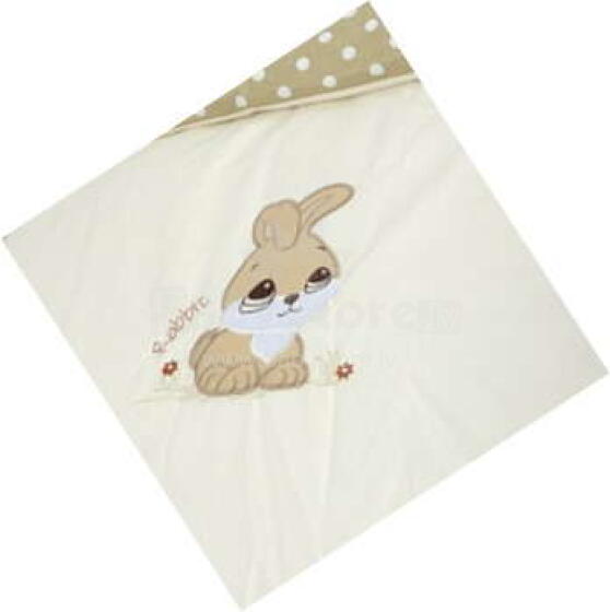 Komplekts ratiņiem RABBIT beige (sega + spilvens) ANKRAS