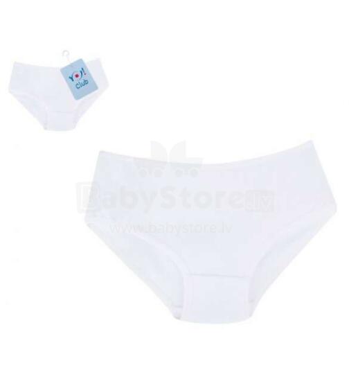 Meiteņu apakšbikses baltas 1 gab. 110-116 cm MD-15