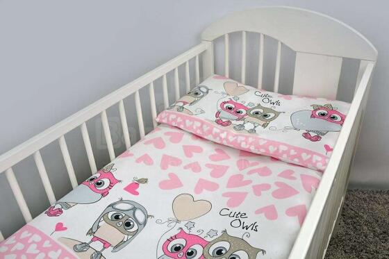 OWLS-HEARTS pink K-2 (135x100) Ankras