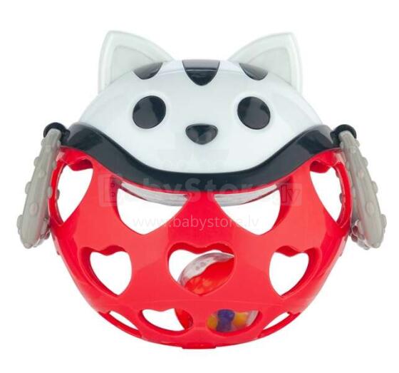Rotaļlieta ar grabuli CAT Canpol 79/101 red