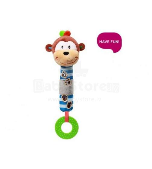 Rotaļlieta ar pīkstuli MONKEY GEORGE BabyOno 619