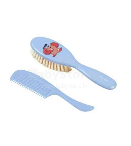 Suka dabīga NATURAL SUPER SOFT+ķemme BabyOno 568/01