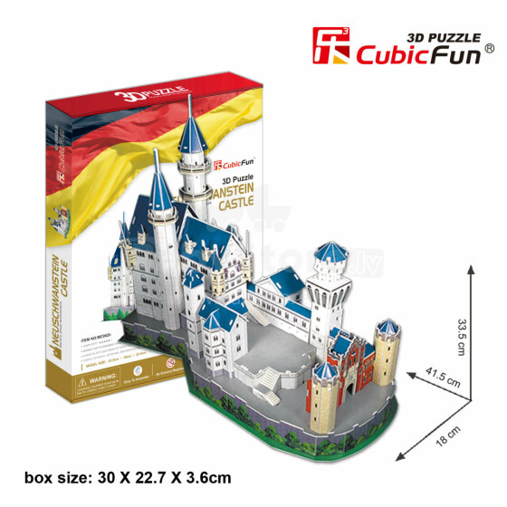„CubicFun“ 3D galvosūkis Atsimainymo pilis