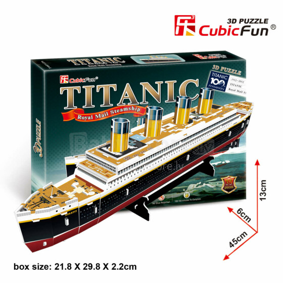 „CubicFun 3D“ dėlionė „Titanikas“