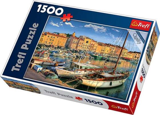 Trefl Puzle Vecā osta Saint Tropez, 1500 gb.