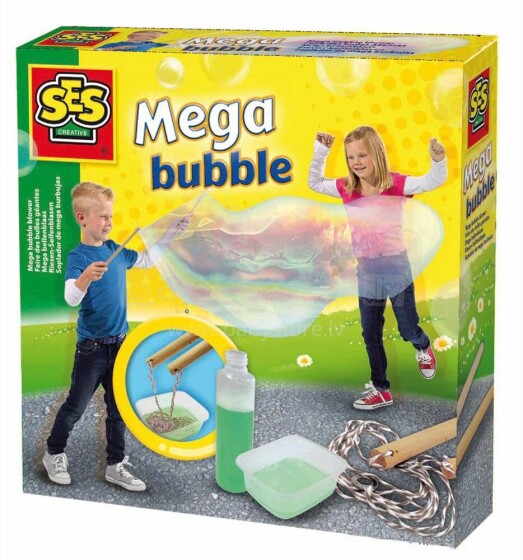 SES Mega Ziepju burbuļu veidošana