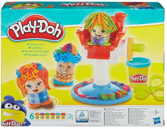 Play-Doh Plastilīns "Trako frizūru veidošana"