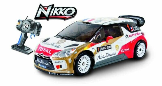 NIKKO R/V mašīna WRC DS3, 1:16