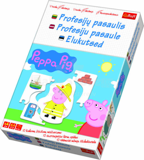 TREFL žaidimas „Peppa Pig“ „Profesijų pasaulis“