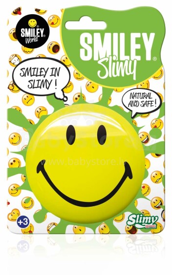 Slimy Smiley gļotu figūra Emoji  (170g)