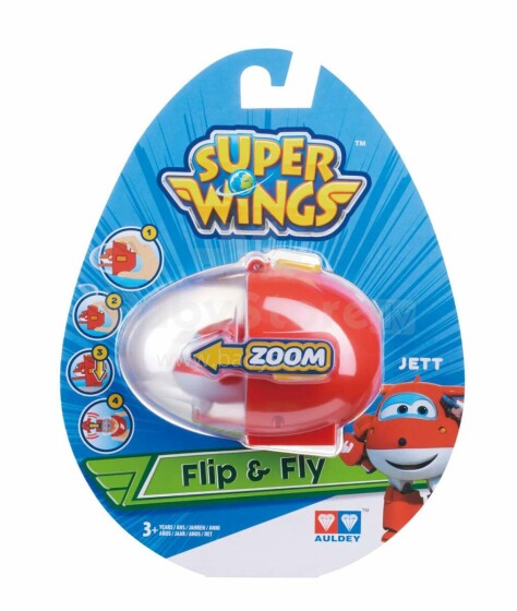SUPER WINGS FLIP N FLY Lidmašīna (Jett)