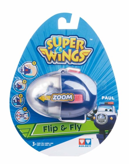 SUPER WINGS FLIP N FLY Lidmašīna (Paul)