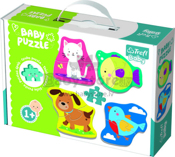 Trefl Baby Mazuļu puzle "Dzīvnieki“