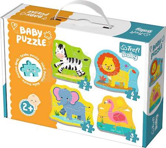 Trefl Baby Mazuļu puzle "Safari dzīvnieki“