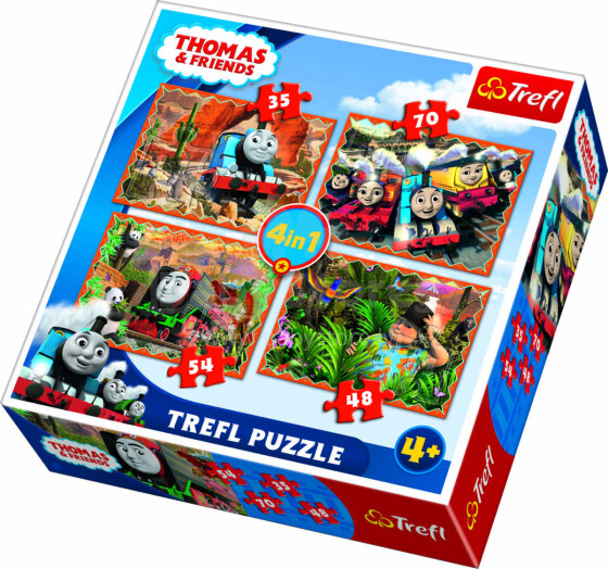 „TREFL Puzzle“ rinkinys „4 in 1“ Thomas