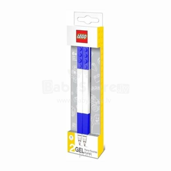 IQ LEGO STATIONERY Gēla pildspalvas, melna (2 gab.)