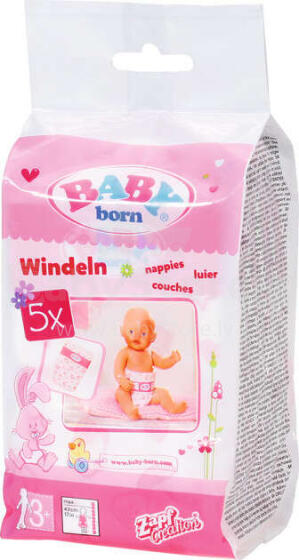 ZAPF BABY BORN Autiņbiksītes (5 gab.)