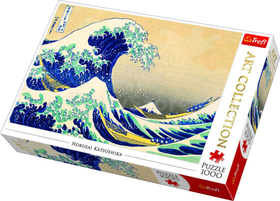 TREFL Puzle K. Hokusai "Lielais vilnis Kanagavā", 1000