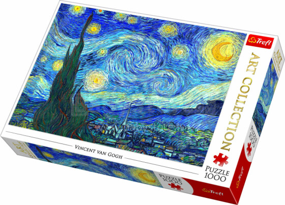 „TREFL Puzzle Van Gogh“ žvaigždėta naktis, 1000