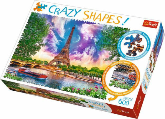 TREFL Crazy Shapes Puzle Parīze, 600