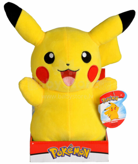 POKEMON Plīša rotaļlieta Pikachu, 30 cm